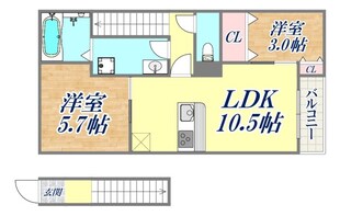 NHエステート御影山手の物件間取画像